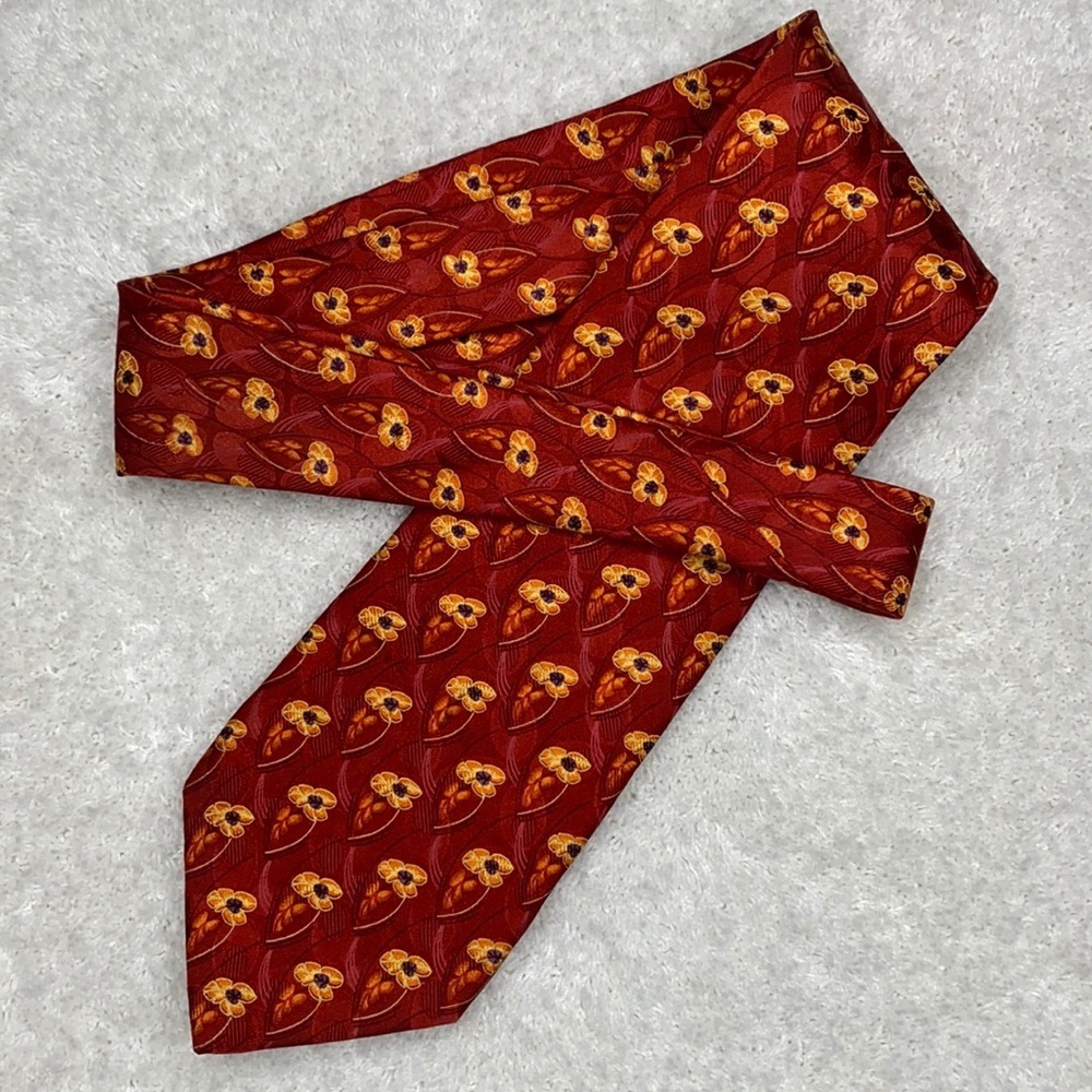 Ermenegildo Zegna floral silk tie‎